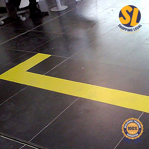 Imagem 6 de 8 de Fita Zebrada Demarcação 48mm X 14m Adelbrás - Kit Com 2 Unid