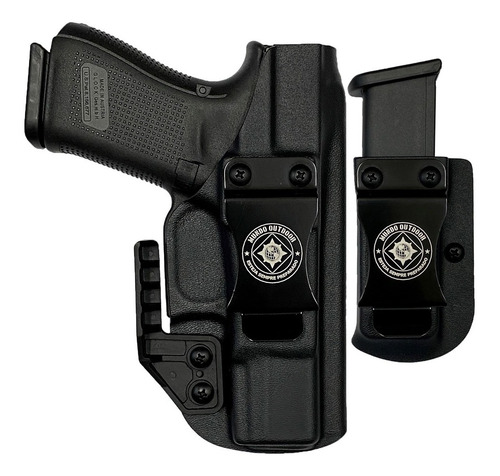Coldre Kydex Glock G17 G22 Com 2 Porta Carregadores