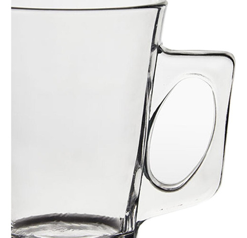 Jogo 6 Canecas De Vidro Casual 185ml Class Home
