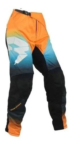 Pantalon Rpmcross Nvo Modelo Neon Naranja T:42 Para Cross