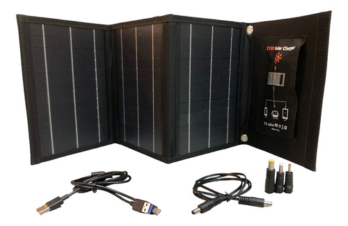 Cargador Solar Portatil Varios Dispositivos Camping Pesca