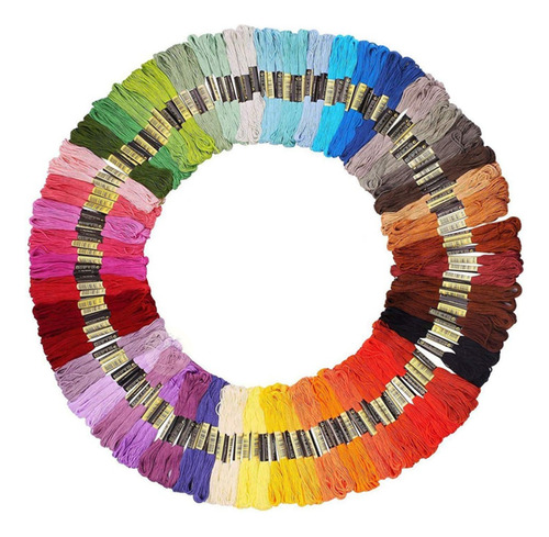 150pzs Hilos Para Bordar De Colores Surtidos,costura Craft