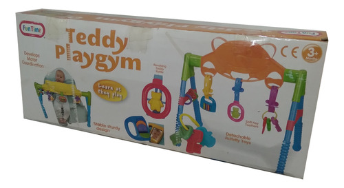 Gimnasio Bebe Teddy De Figuras Desmontables Marca Fun Time