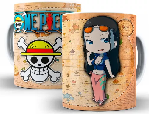 Caneca One Piece Anime Personagens Mod - 325 Ml Porcelana