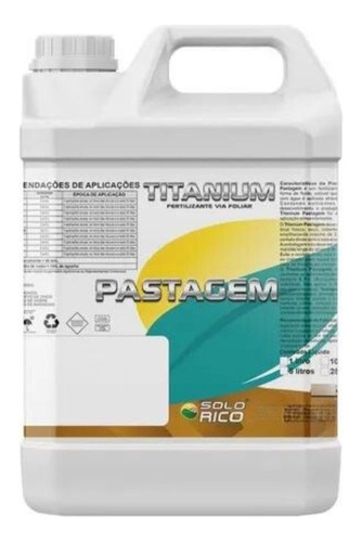 Fertilizante Para Pastos E Gramados Titanium Pastagem - 5lts
