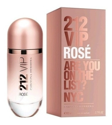 Perfume 212 Vip Rosé By Carolina Herre - mL a $6400