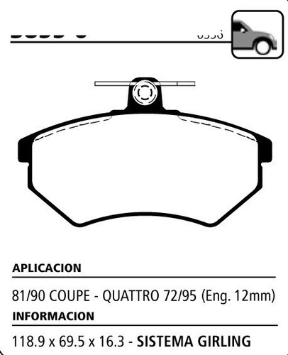 Juego Pastillas De Freno Delanteras Litton Variant