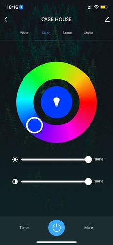 Imagen 3 de 9 de Lámpara Led Inteligente Smart Life Wifi Multicolor E20 12w
