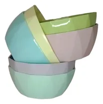 Comprar Bowl Compotera Facetado X12 Chico 11 Cm Pote Plastic-art