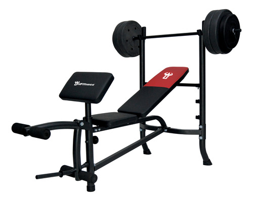 Banco De Pesas Gimnasio Multiposiciones Plegable Ajustable