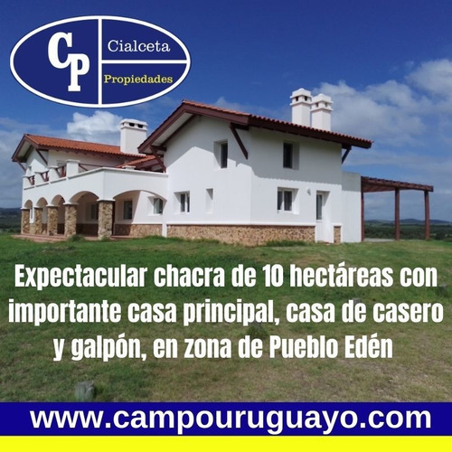Chacra Con Muy Buena Casa, Mas Galpón Y Casa De Casero