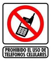 Comprar Cartel Plástico De Prohibido Usar Teléfonos Celulares, 22 Cm De Ancho Por 26 Cm De Alto. Indispensable En Áreas Donde Se Requiere Atención Total. Señalización Para Garantizar Seguridad Y Concentración