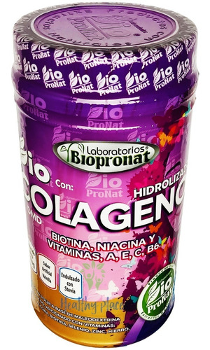 Bio Colageno Hidrolizado 700gr Biopronat - L a $1