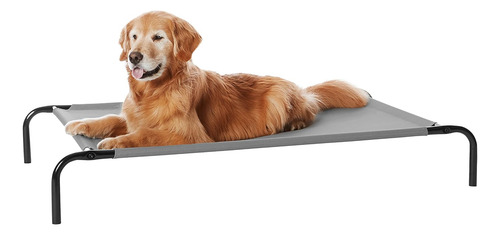 Amazon Basics Cama Elevada Para Perro Con Estructura Metá...
