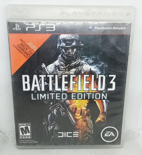 Battlefield 3 Limited Edition Ps3 Usado (Usado)