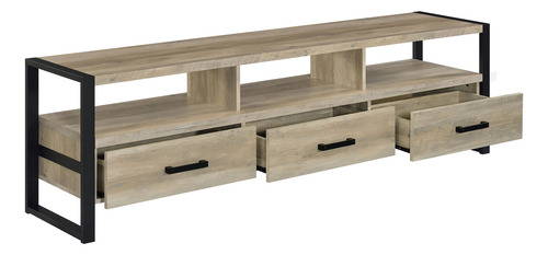 James 3-drawer Engineered Wood 71 Tv Stand Angestres Pine