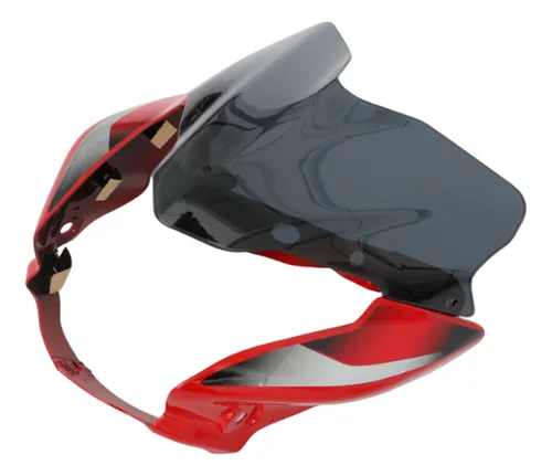 Carenaje De Farola Para Bajaj Discover 125st Rojo Mtc