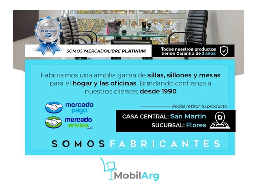 Silla Tandem De 3 Asientos Plástico- Ideal Para Sala De Espera - Cuotas- Fabricacion Nacional- Garantia De Fabrica-