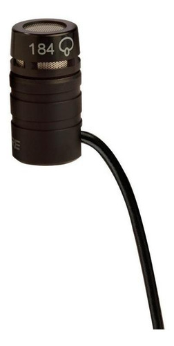 Shure Wl184 - Micrófono Lavalier Supercardioide Color Negro