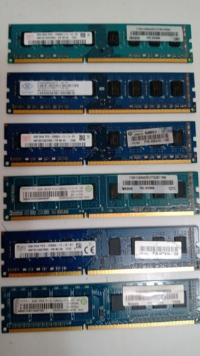 Memoria Ddr3 De 4gb Diferentes Marcas 12800-1600 Para Pc Pc