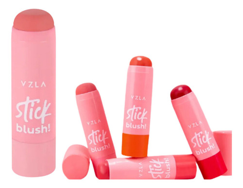 Vizzela Cosméticos Stick Blush! Cor 01 - Blush 7g