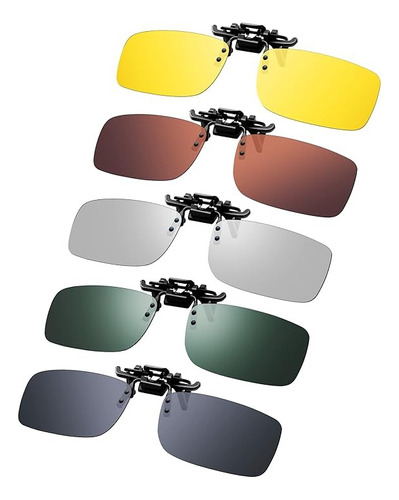 Pack De 5 Sobrelentes Para Lentes Polarizados