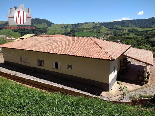 Imagem 1 de 30 de Chácara Maravilhosa Com 06 Dormitórios, Linda Vista, Espaço Gourmet À Venda, 1500 M² Por R$ 500.000 - Rural - Socorro/sp - Ch0663