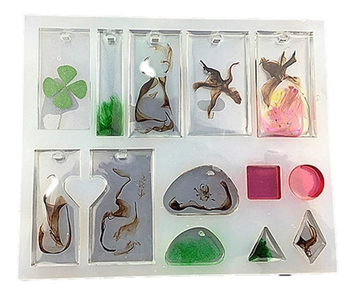 Imagen 1 de 10 de Molde Silicona Epoxi Resina Dijes Bisuteria Kawaii