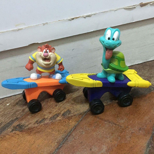 Muñeco Demonio De Tazmania Looney Tunes En Patineta Año 1997 (Usado)