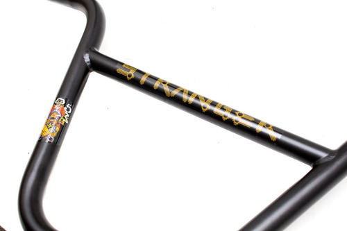 Imagen 3 de 10 de Manubrio Stranger Bmx Zia 9,50 Full Cromo Negro Profesional