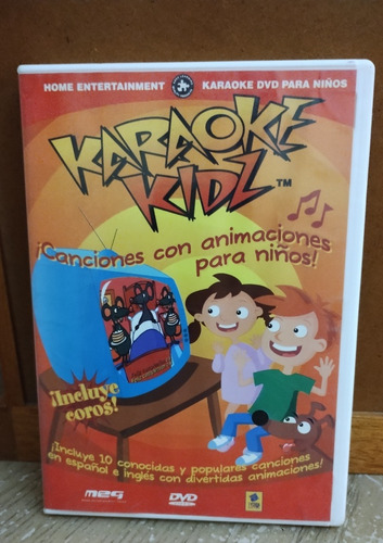 Karaoke Kids Dvd Para Niños Canciones Con Animaciones 
