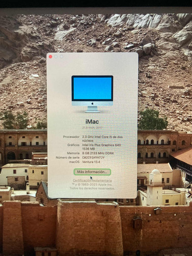 iMac 21.7 2017 1tb 8 Gb Ram (Usado)