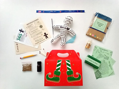 Imagen 4 de 5 de Kit Año Viejo Aguero Box Jabon De Ruda Regalo Navidad