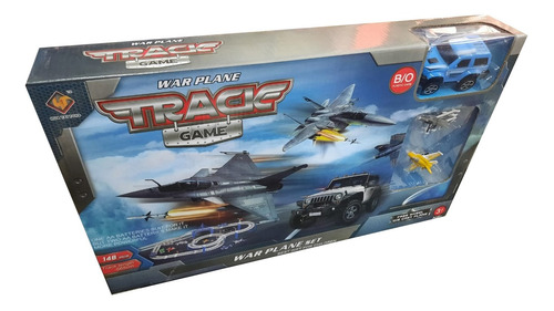 Pista De Auto Grande War Plane Set Game Jeg 663-z3 El Gato