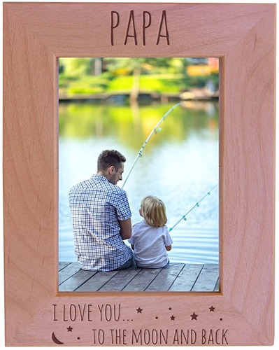 Customgiftsnow Papa I Love You Too The Moon And Back - Made