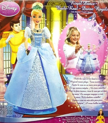 Barbie Disney Princesas Cenicienta 2007canta Baila N.u.e.va (Usado)