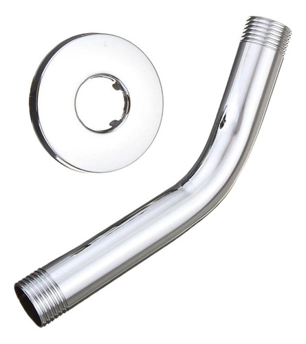 4x Extensión De Brazo De Baño De Pared Con Brida, Acero