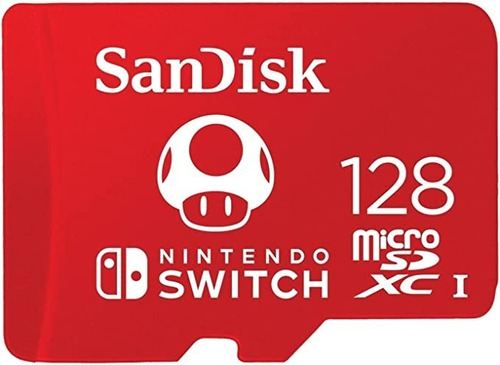 Memoria Sandisk 128gb Micro Sdxc Nintendo Switch 100mb/s 4k 