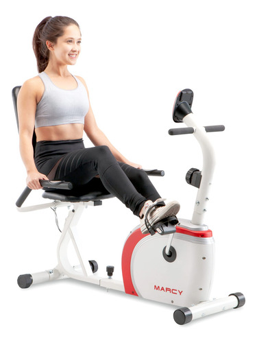 Marcy Ns908r Bicicleta Fija Reclinada Para Hacer Ejercicio.