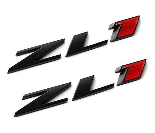 2 Emblemas Zl1 Camaro Negro 2010 2012 2014 2015 2016 2018 20