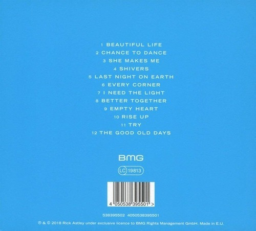 Rick Astley Beautiful Life Versión del álbum CD