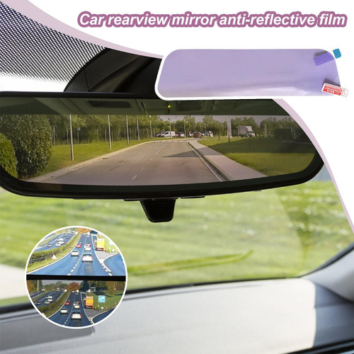 Película Antideslumbrante Para Espejo Retrovisor De Automóvi