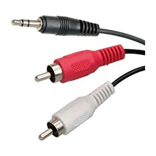 Cable Auxiliar Audio Av 1 3.5mm A 2rca Parlante Tv Celular