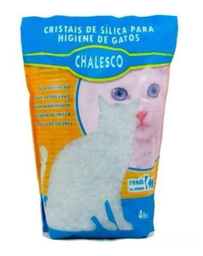 Kit 6 Areias Sanitária Cristais Sílica Gatos 1,8kg Chalesco