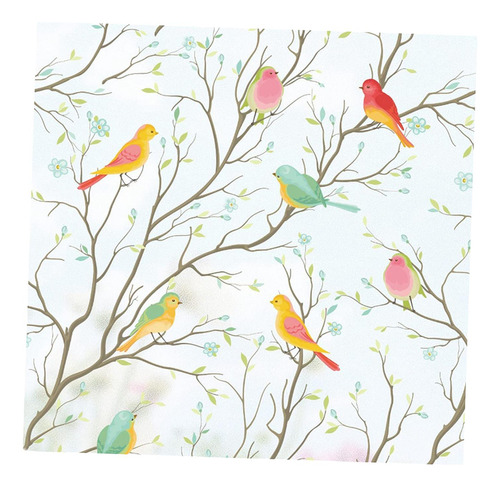 Bird Window Film Decal Creative Window Blanco 40cmx200cm