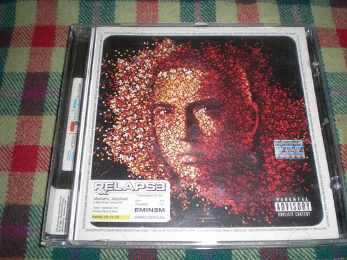 Eminem / Relapse - Cd Edicion Nacional Cp3 