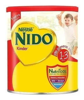 Leche De En Polvo Nestlé Nido Kinder Lata 2.5kg - 12 Meses