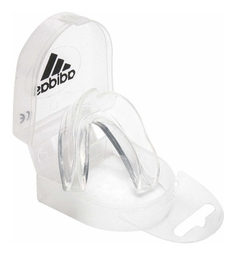 Protetor bucal Adidas Simple Boxing para adultos e crianças Mma, cor transparente, sabor sem sabor