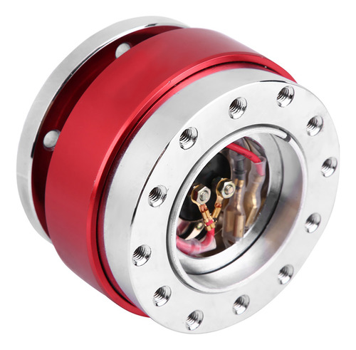 Volante Universal Rojo 12# Red Car Quick Release Hub