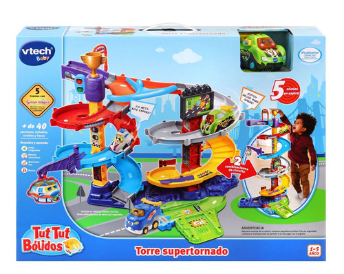 Pista Torre Supertornado Tut Tut Bolidos Vtech.